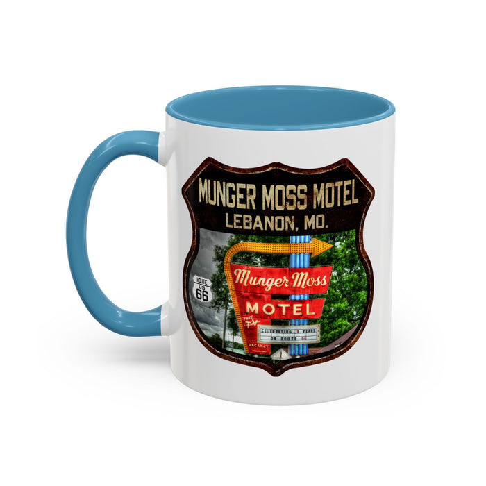 Mug Munger Moss Motel Route 66 Shield Missouri 11oz