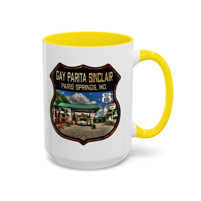Mug Gay Parita Sinclair Route 66 Shield Missouri 11oz
