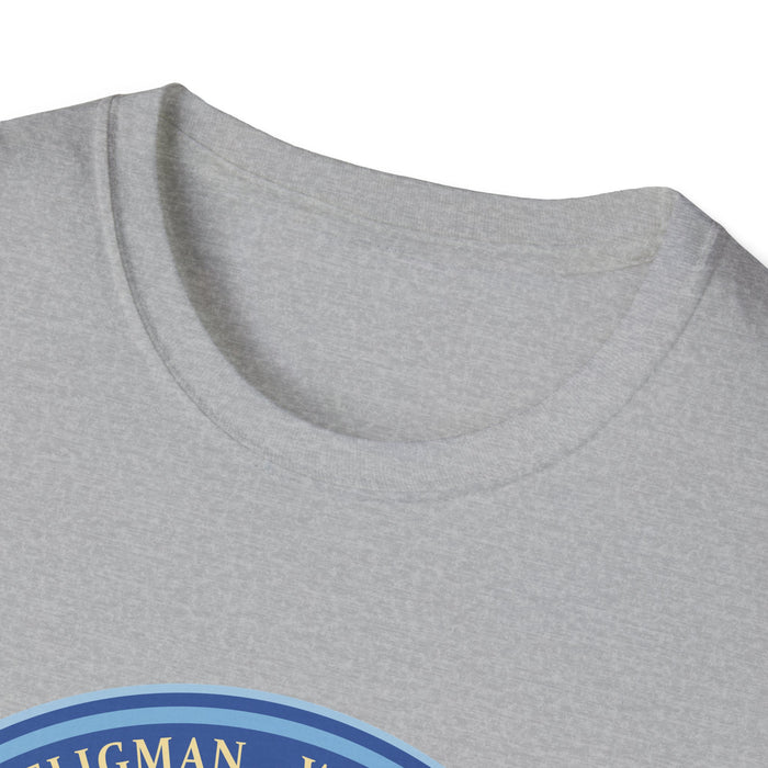 Arizona Route 66 Tee Round Route 66 Sign with City Names Unisex Softstyle T-Shirt