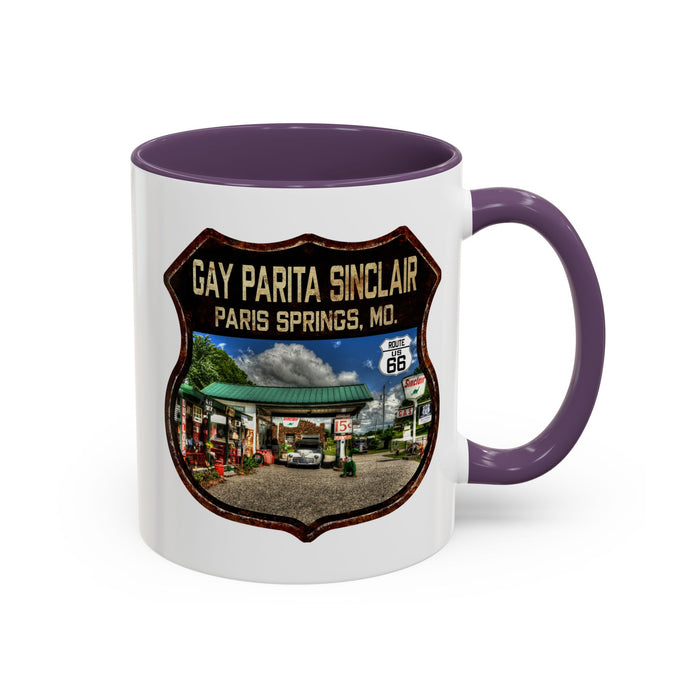 Mug Gay Parita Sinclair Route 66 Shield Missouri 11oz