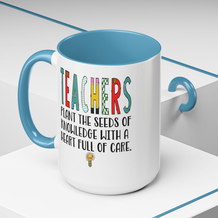 Teacher Mug - Plant the Seed sof Knowledge Teacher Gift - Appreciation Gift A0005-004A