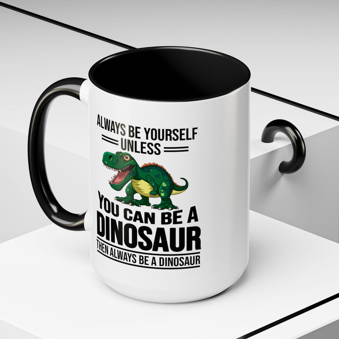 Dinosaur Fan Gift, Dinosaur Fan Mug, Dinosaur Lover Gift, Dinosaur Lover Mug, Dinosaur Mug, Dinosaur Gift, Funny Dinosaur Gift A0027-007A Accent Coffee Mug (11, 15oz)