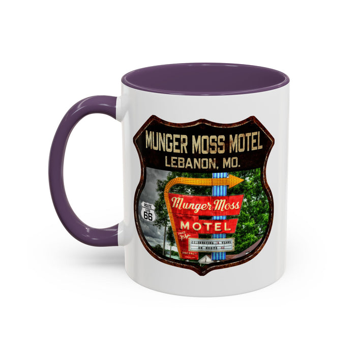 Mug Munger Moss Motel Route 66 Shield Missouri 11oz